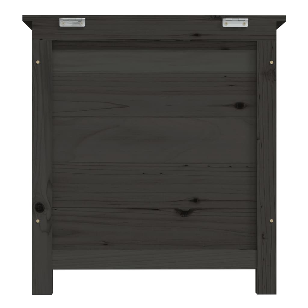 Outdoor-Kissenbox Anthrazit 50x50x56 cm Massivholz Tanne