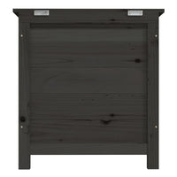 Thumbnail for Outdoor-Kissenbox Anthrazit 50x50x56 cm Massivholz Tanne