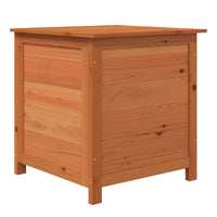 Thumbnail for Outdoor-Kissenbox Braun 50x50x56 cm Massivholz Tanne