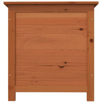 Thumbnail for Outdoor-Kissenbox Braun 50x50x56 cm Massivholz Tanne