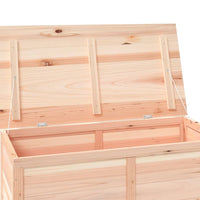 Thumbnail for Outdoor-Kissenbox 100x50x56 cm Massivholz Tanne