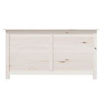 Thumbnail for Outdoor-Kissenbox Weiß 100x50x56 cm Massivholz Tanne
