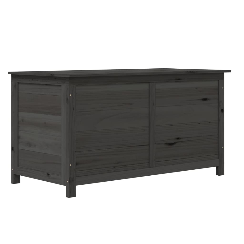 Outdoor-Kissenbox Anthrazit 100x50x56 cm Massivholz Tanne