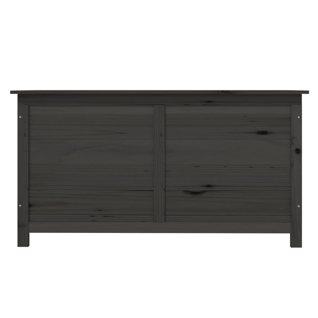 Outdoor-Kissenbox Anthrazit 100x50x56 cm Massivholz Tanne