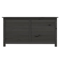 Thumbnail for Outdoor-Kissenbox Anthrazit 100x50x56 cm Massivholz Tanne