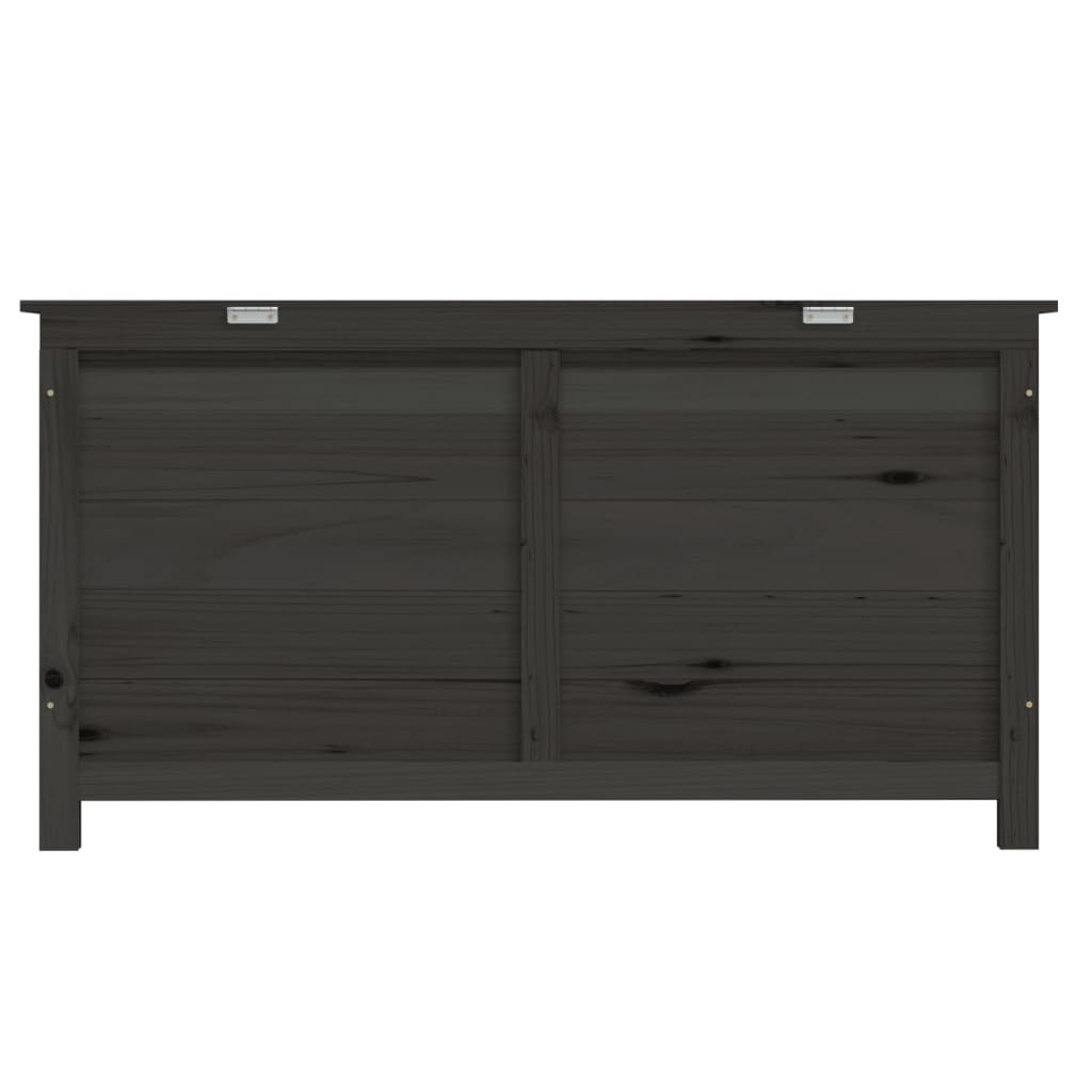 Outdoor-Kissenbox Anthrazit 100x50x56 cm Massivholz Tanne