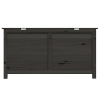 Thumbnail for Outdoor-Kissenbox Anthrazit 100x50x56 cm Massivholz Tanne