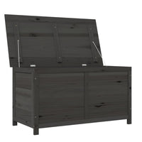 Thumbnail for Outdoor-Kissenbox Anthrazit 100x50x56 cm Massivholz Tanne
