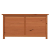 Thumbnail for Outdoor-Kissenbox Braun 100x50x56 cm Massivholz Tanne