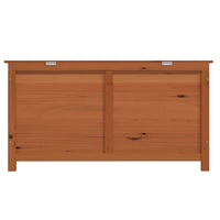 Thumbnail for Outdoor-Kissenbox Braun 100x50x56 cm Massivholz Tanne
