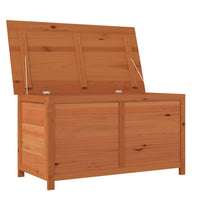 Thumbnail for Outdoor-Kissenbox Braun 100x50x56 cm Massivholz Tanne