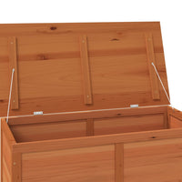 Thumbnail for Outdoor-Kissenbox Braun 100x50x56 cm Massivholz Tanne