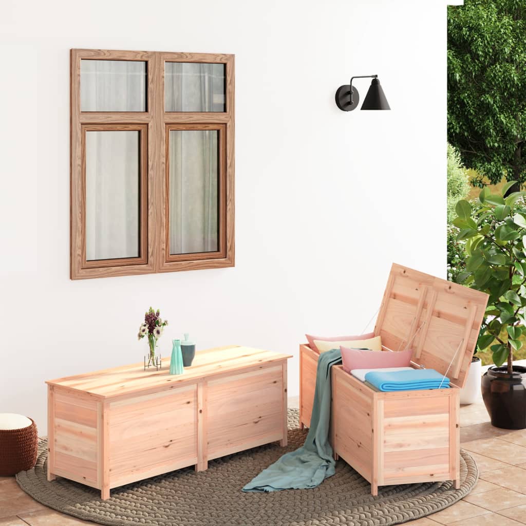 Outdoor-Kissenbox 150x50x56 cm Massivholz Tanne