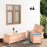 Thumbnail for Outdoor-Kissenbox 150x50x56 cm Massivholz Tanne