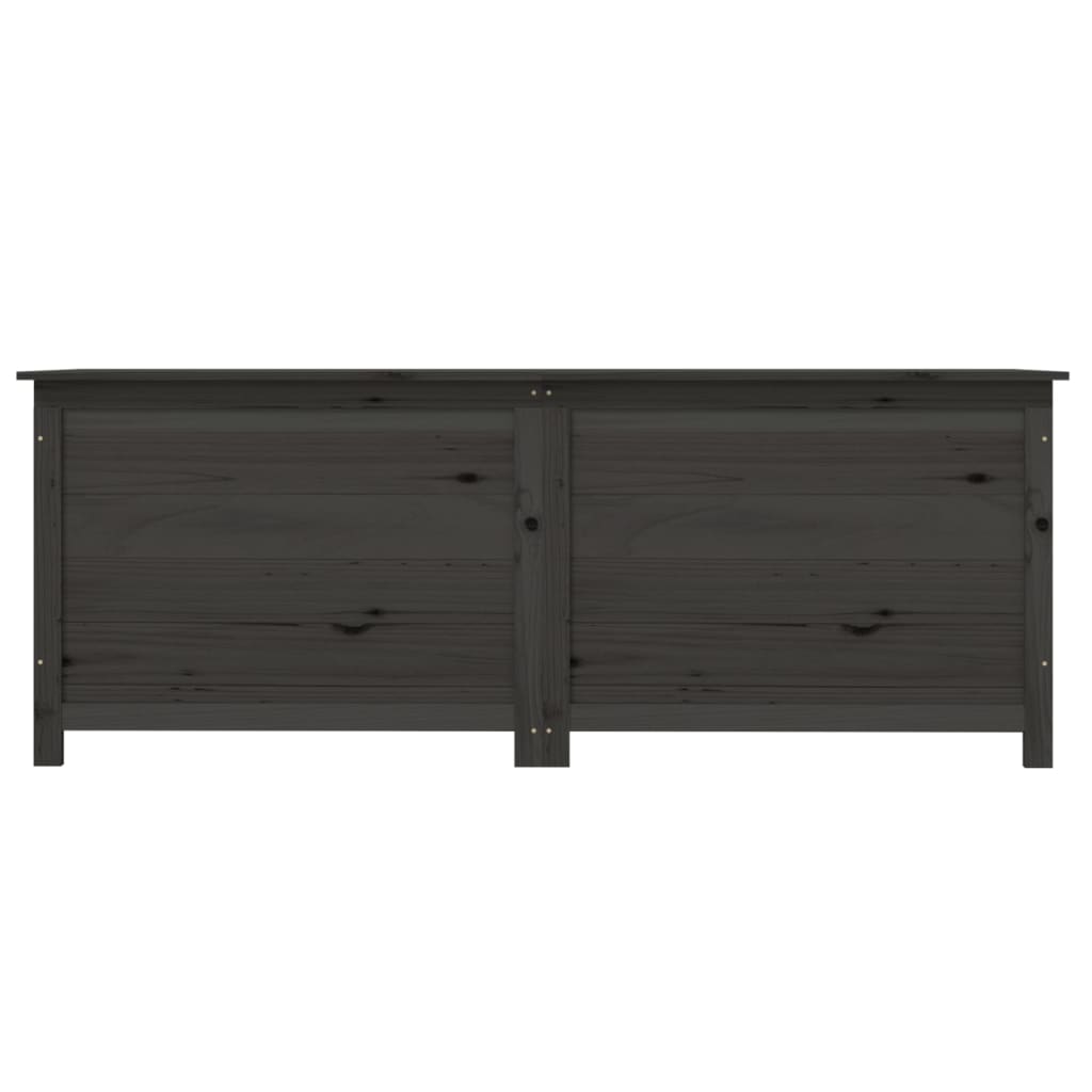 Outdoor-Kissenbox Anthrazit 150x50x56 cm Massivholz Tanne