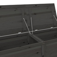 Thumbnail for Outdoor-Kissenbox Anthrazit 150x50x56 cm Massivholz Tanne