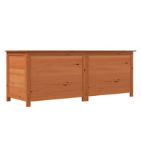 Thumbnail for Outdoor-Kissenbox Braun 150x50x56 cm Massivholz Tanne