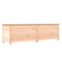 Thumbnail for Outdoor-Kissenbox 200x50x56 cm Massivholz Tanne