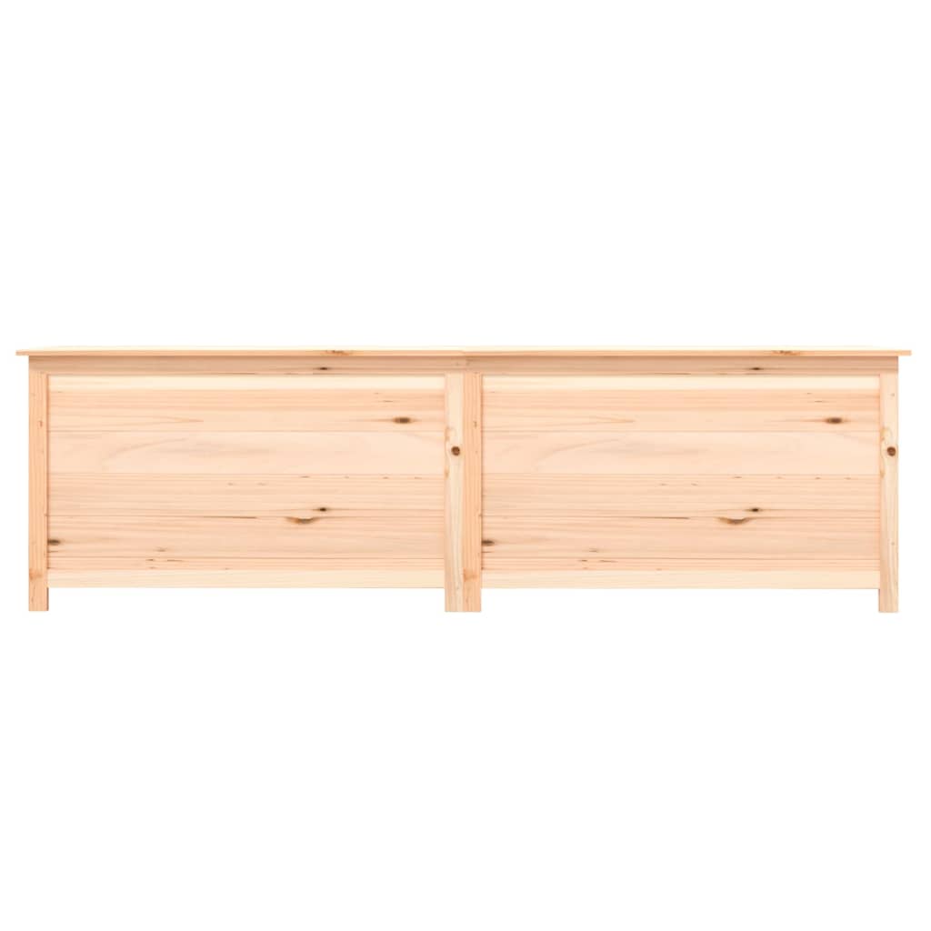 Outdoor-Kissenbox 200x50x56 cm Massivholz Tanne