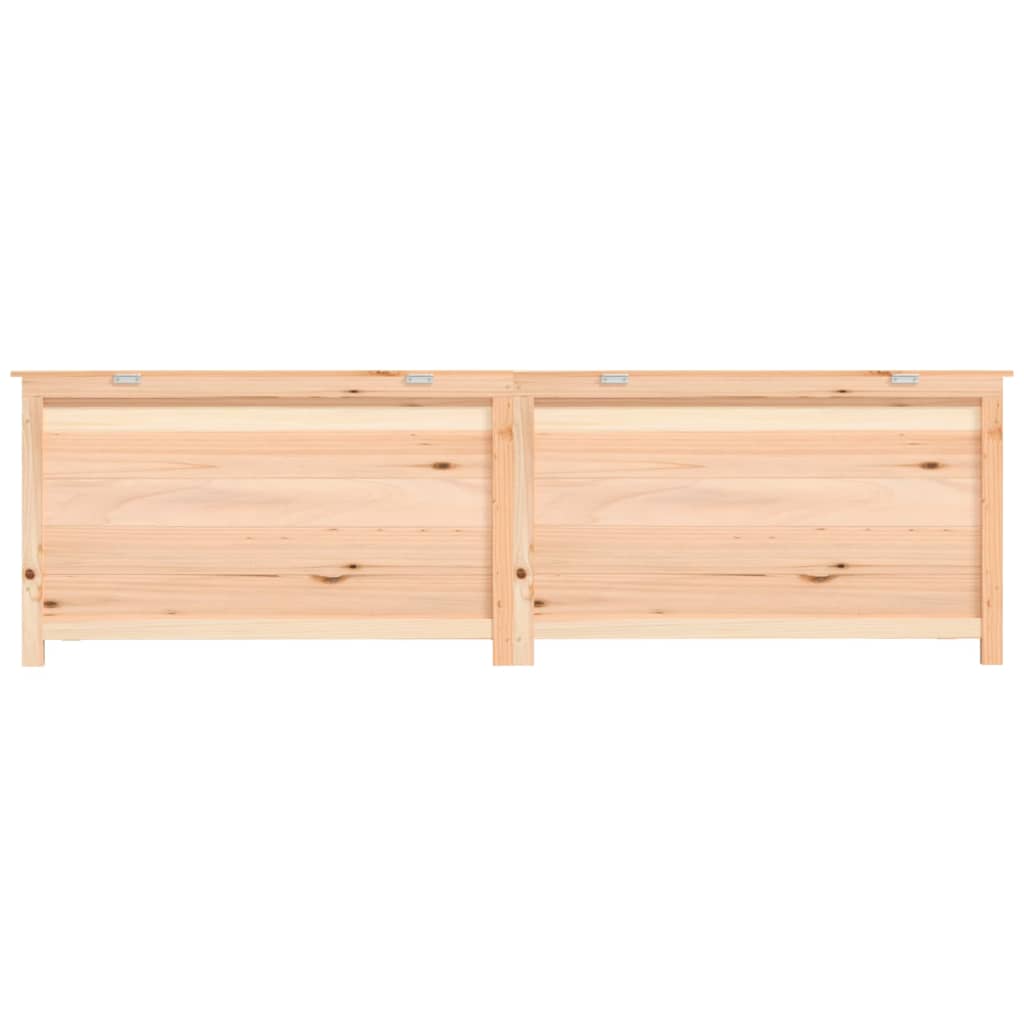 Outdoor-Kissenbox 200x50x56 cm Massivholz Tanne