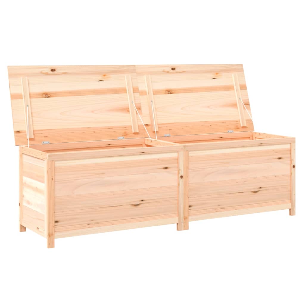 Outdoor-Kissenbox 200x50x56 cm Massivholz Tanne
