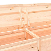 Thumbnail for Outdoor-Kissenbox 200x50x56 cm Massivholz Tanne