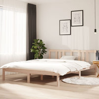 Thumbnail for Massivholzbett 150x200 cm 5FT King Size