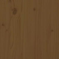 Thumbnail for Kopfteil Honigbraun 140,5x4x100 cm Massivholz Kiefer