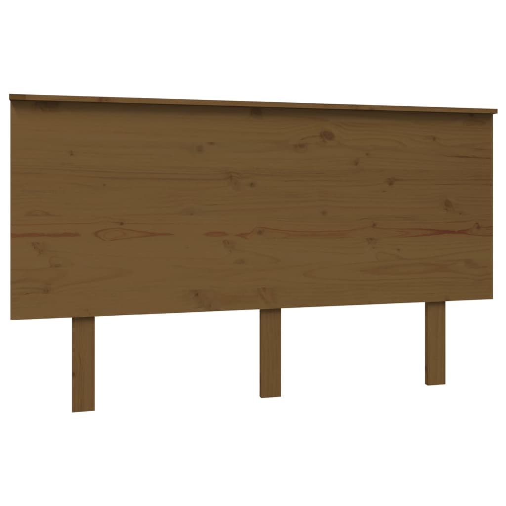Kopfteil Honigbraun 184x6x82,5 cm Massivholz Kiefer