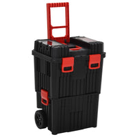 Thumbnail for Werkzeug-Trolley Schwarz und Rot Polypropylen