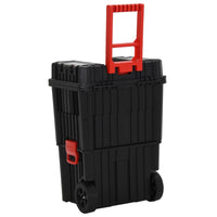 Thumbnail for Werkzeug-Trolley Schwarz und Rot Polypropylen