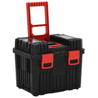 Thumbnail for Werkzeug-Trolley Schwarz und Rot Polypropylen