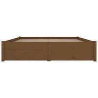 Thumbnail for Bett mit Schubladen Honigbraun 180x200 cm