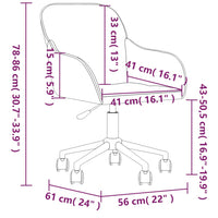 Thumbnail for Esszimmerstühle 2 Stk. Drehbar Hellgrau Samt