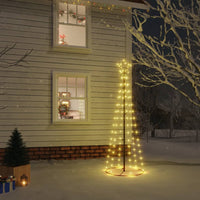 Thumbnail for LED-Weihnachtsbaum Kegelform Warmweiß 108 LEDs 70x180 cm