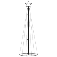 Thumbnail for LED-Weihnachtsbaum Kegelform Kaltweiß 108 LEDs 70x180 cm