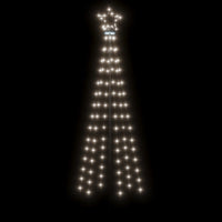 Thumbnail for LED-Weihnachtsbaum Kegelform Kaltweiß 108 LEDs 70x180 cm