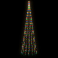 Thumbnail for LED-Weihnachtsbaum mit Erdnägeln Mehrfarbig 1134 LEDs 800 cm