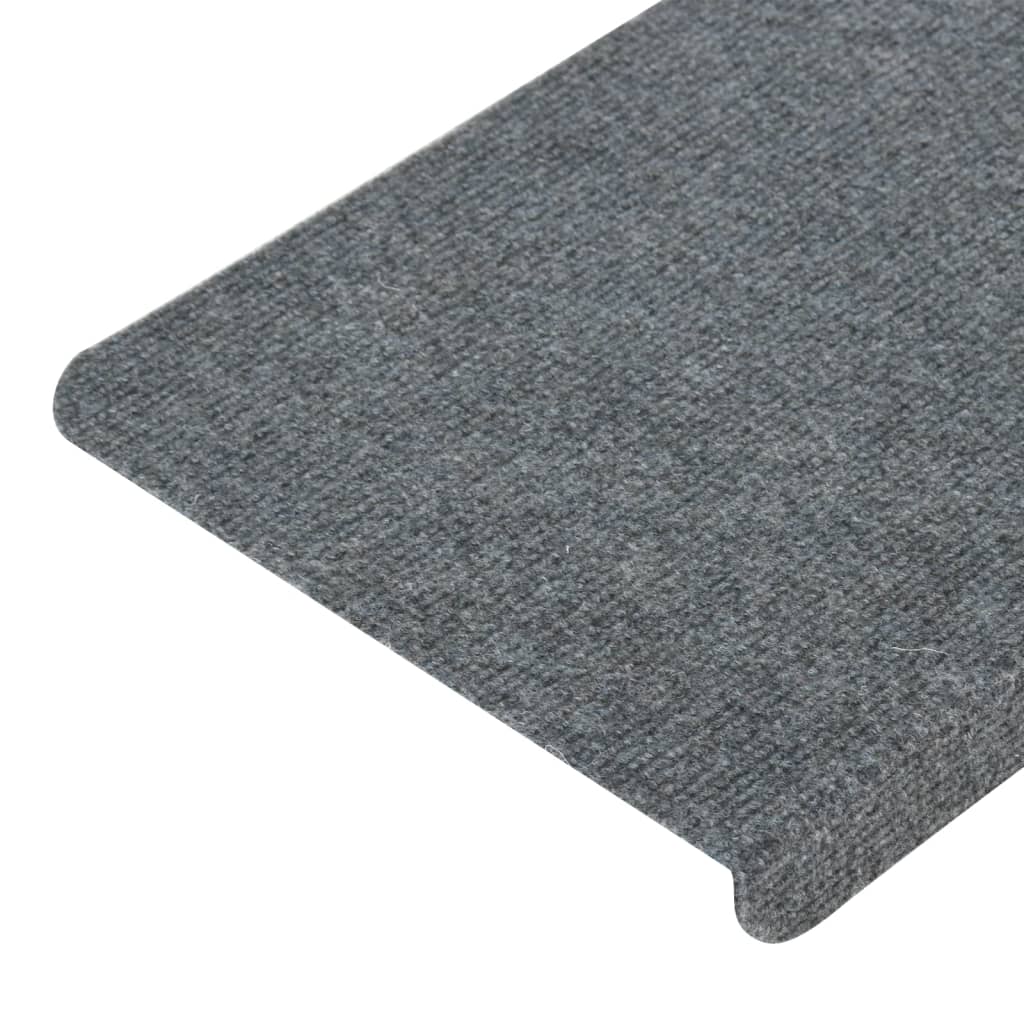 Stufenmatten Selbstklebend 15 Stk. 65x28 cm Grau