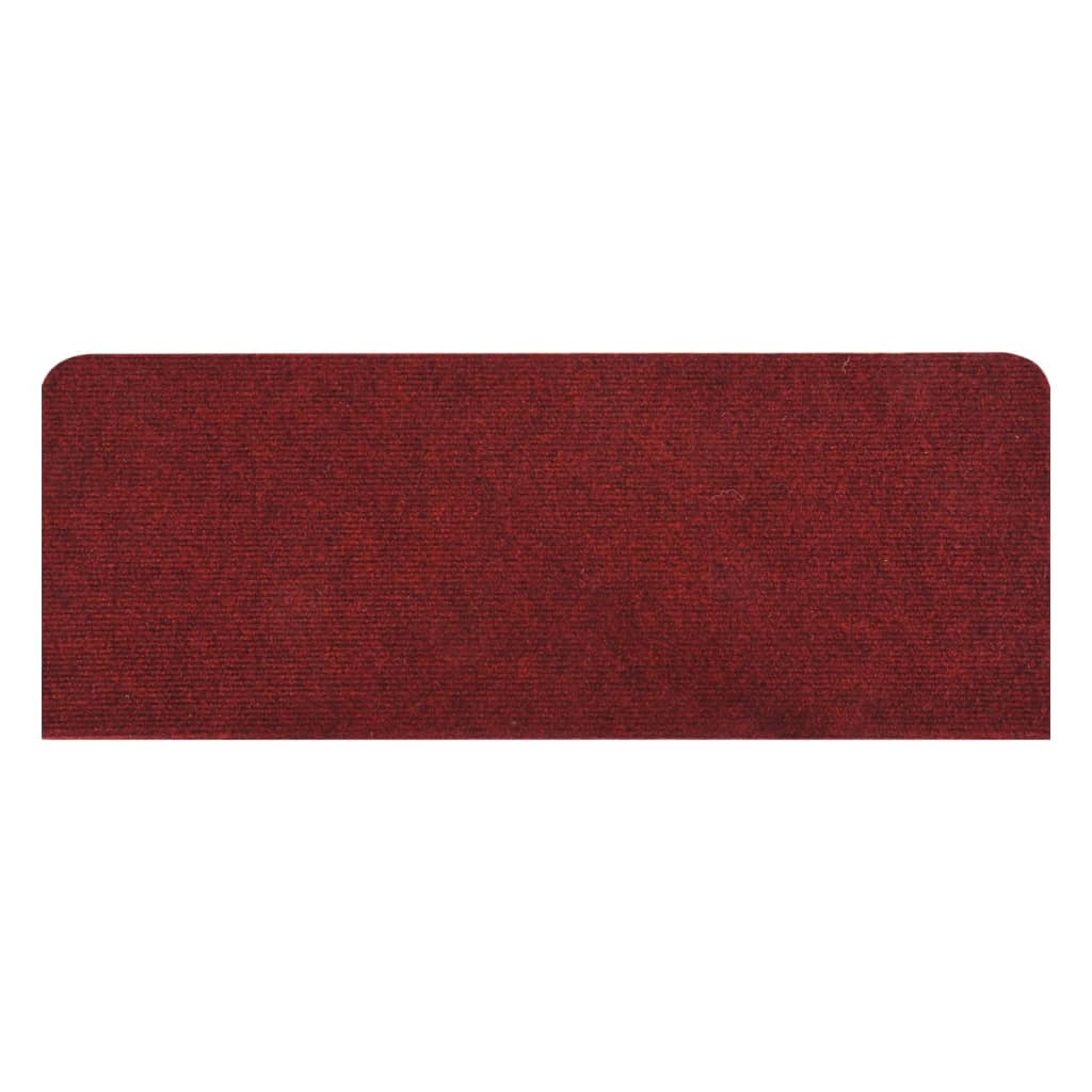 Stufenmatten Selbstklebend 15 Stk. 65x24,5x3,5 cm Rot