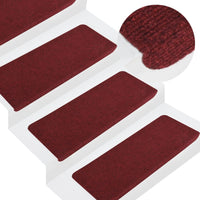 Thumbnail for Stufenmatten Selbstklebend 15 Stk. 65x24,5x3,5 cm Rot