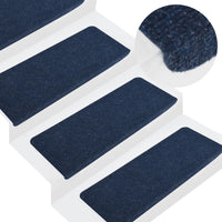 Thumbnail for Stufenmatten Selbstklebend 15 Stk. 65x24,5x3,5 cm Blau