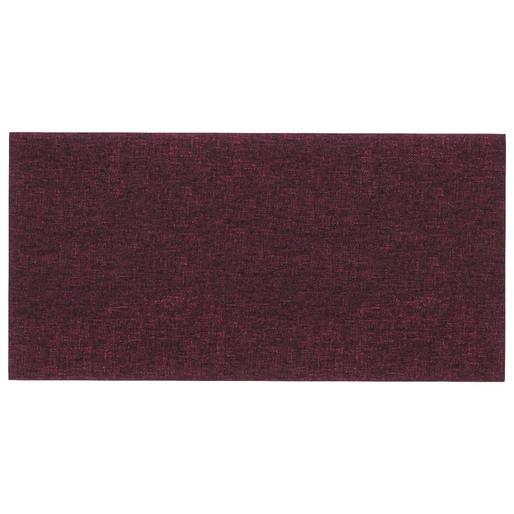 Wandpaneele 12 Stk. Lila 30x15 cm Stoff 0,54 m²