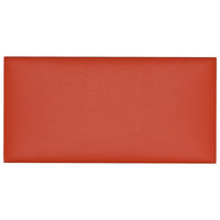 Thumbnail for Wandpaneele 12 Stk. Rot 30x15 cm Kunstleder 0,54 m²