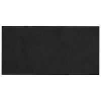 Thumbnail for Wandpaneele 12 Stk. Schwarz 30x15 cm Samt 0,54 m²