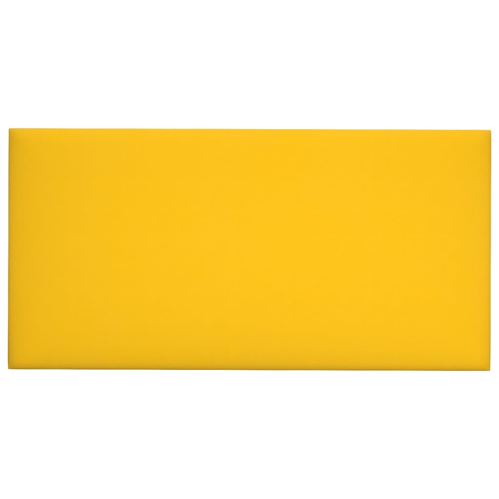 Wandpaneele 12 Stk. Gelb 30x15 cm Samt 0,54 m²