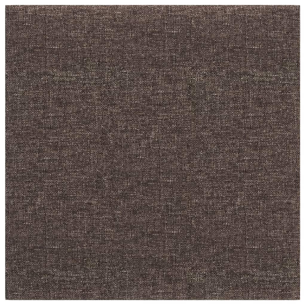 Wandpaneele 12 Stk. Taupe 30x30 cm Stoff 1,08 m²