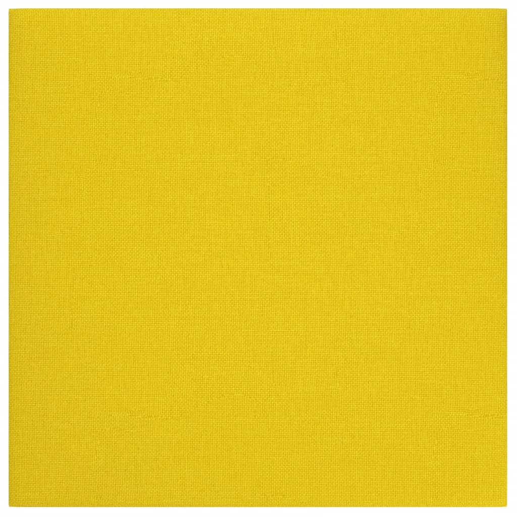 Wandpaneele 12 Stk. Gelb 30x30 cm Stoff 1,08 m²