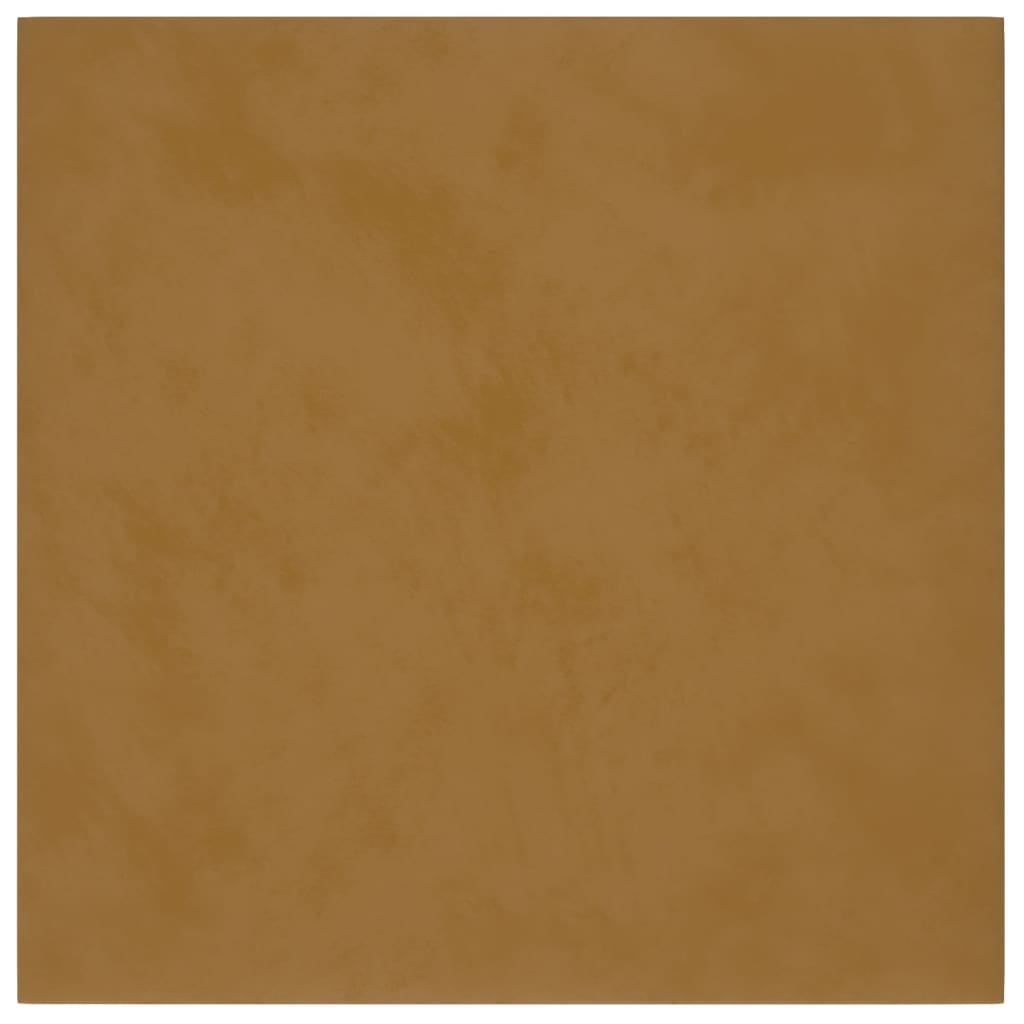 Wandpaneele 12 Stk. Braun 30x30 cm Samt 1,08 m²