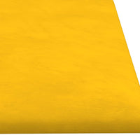 Thumbnail for Wandpaneele 12 Stk. Gelb 60x15 cm Samt 1,08 m²